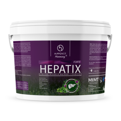 Hippovet Pharmacy Hepatix Forte 3 kg – Suplement na wątrobę dla koni, regeneracja, detoksykacja i wsparcie wątroby