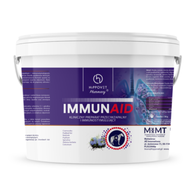 Hippovet Pharmacy ImmunAid 3 kg – Suplement przeciwzapalny, na odporność i infekcje dla koni