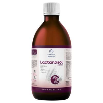 Hippovet Pharmacy Lactanasol 250 ml – Syrop na mięśnie i wydolność dla koni, suplement na odkwaszanie i ochronę mięśni
