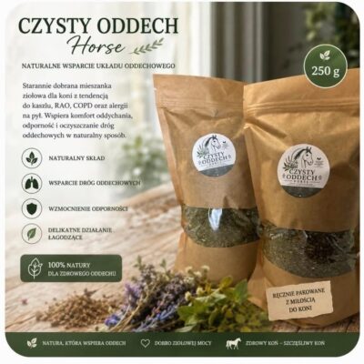 Zioła na oddech dla koni czysty oddech